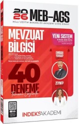 2026 MEB-AGS Mevzuat Bilgisi 40 Deneme Çözümlü - İndeks Akademi Yayıncılık