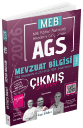 2026 MEB-AGS Mevzuat Bilgisi Çıkmış Sorular Çözümlü - Dizgi Kitap