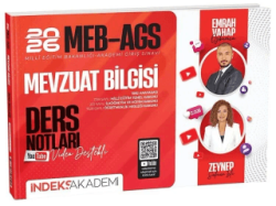 2026 MEB-AGS Mevzuat Bilgisi Video Ders Notları - İndeks Akademi Yayıncılık