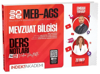 2026 MEB-AGS Mevzuat Bilgisi Video Ders Notları - 1