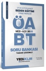 2026 MEB AGS ÖABT Beden Eğitimi Öğretmenliği Tamamı Çözümlü Soru Bankası - Yediiklim Yayınları