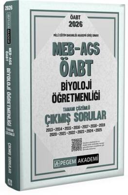 2026 MEB AGS ÖABT Biyoloji Öğretmenliği Tamamı Çözümlü Çıkmış Sorular - 1