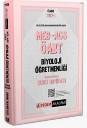 2026 MEB AGS ÖABT Biyoloji Öğretmenliği Tamamı Çözümlü Soru Bankası - Pegem Akademi Yayıncılık