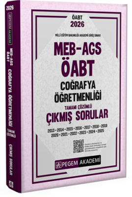 2026 MEB AGS ÖABT Coğrafya Öğretmenliği Tamamı Çözümlü Çıkmış Sorular - 1