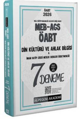 2026 MEB AGS ÖABT Din Kültürü Ve Ahlak Bilgisi İmam Hatip Lisesi Meslek Dersleri Öğretmenliği Tamamı Çözümlü 7 Deneme - 1