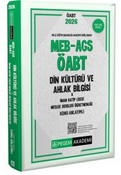 2026 MEB AGS ÖABT Din Kültürü ve Ahlak Bilgisi-İmam Hatip Lisesi Meslek Lisesi Öğretmenliği Konu Anlatımlı - Pegem Akademi Yayıncılık