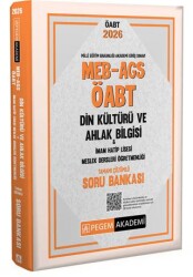 2026 MEB AGS ÖABT Din Kültürü ve Ahlak Bilgisi-İmam Hatip Lisesi Tamamı Çözümlü Soru Bankası - Pegem Akademi Yayıncılık