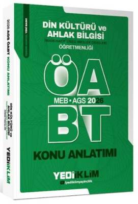 2026 MEB-AGS ÖABT Din Kültürü ve Ahlak Bilgisi Öğretmenliği Konu Anlatımı - 1