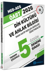 2026 MEB-AGS ÖABT Din Kültürü ve Ahlak Bilgisi Öğretmenliği Tamamı Çözümlü 5 Deneme Sınavı - gysakademi