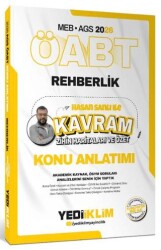 2026 MEB AGS ÖABT Hasan Sanlı ile Rehberlik Kavram Zihin Haritaları ve Özet Konu Anlatımı - Yediiklim Yayınları