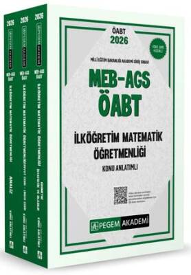 2026 MEB AGS ÖABT İlköğretim Matematik Konu Anlatımlı 3 Kitap - 1