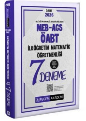 2026 MEB AGS ÖABT İlköğretim Matematik Öğretmenliği Tamamı Çözümlü 7 Deneme - Pegem Akademi Yayıncılık
