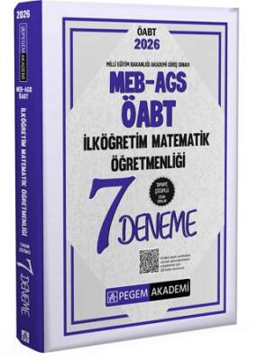 2026 MEB AGS ÖABT İlköğretim Matematik Öğretmenliği Tamamı Çözümlü 7 Deneme - 1