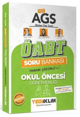 2026 MEB AGS ÖABT Okul Öncesi Öğretmenliği Tamamı Çözümlü Soru Bankası - 1