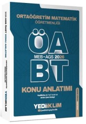 2026 MEB AGS ÖABT Ortaöğretim Matematik Öğretmenliği Konu Anlatımı - Yediiklim Yayınları