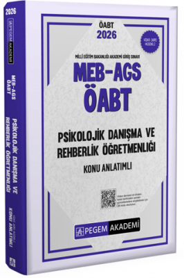 2026 MEB AGS ÖABT Psikolojik Danışma ve Rehberlik Konu Anlatımlı - 1