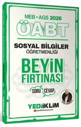 2026 MEB AGS ÖABT Sosyal Bilgiler Öğretmenliği Beyin Fırtınası Soru Cevap - Yediiklim Yayınları