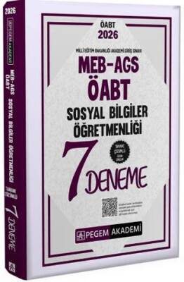 2026 MEB AGS ÖABT Sosyal Bilgiler Öğretmenliği Tamamı Çözümlü 7 Deneme - 1
