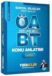 2026 MEB AGS ÖABT Sosyal Bilgiler Öğretmenliği Tarih Konu Anlatımı - Yediiklim Yayınları