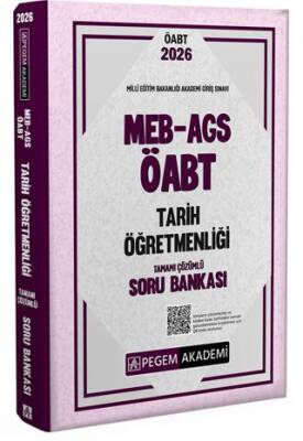 2026 MEB AGS ÖABT Tarih Öğretmenliği Tamamı Çözümlü Soru Bankası - 1