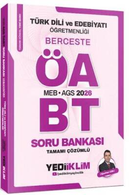 2026 MEB AGS ÖABT Türk Dili Ve Edebiyatı Öğretmenliği Berceste Tamamı Çözümlü Soru Bankası - 1