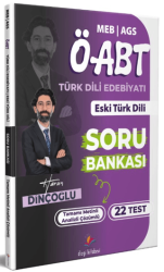 2026 MEB AGS ÖABT Türk Dili ve Edebiyatı Öğretmenliği Eski Türk Dili Tamamı Çözümlü Soru Bankası - Dizgi Kitap