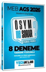 2026 MEB AGS ÖSYM Ne Sorar Tamamı Çözümlü 8 Fasikül Deneme Sınavı - Yediiklim Yayınları