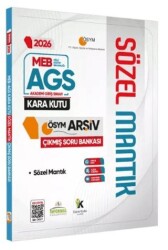 2026 MEB-AGS SÖZEL MANTIK Kara Kutu ÖSYM Çıkmış Soru Havuzu Bankası Konu Özetli Dijital Çözümlü - Karakutu Yayın