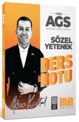 2026 MEB-AGS Sözel Yetenek Ders Notu - Retro Yayıncılık