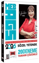 2026 MEB-AGS Sözel Yetenek Tamamı Çözümlü 20 Deneme - Yargı Yayınevi