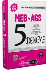 2026 MEB AGS Tamamı Çözümlü 5 Deneme - Pegem Akademi Yayıncılık