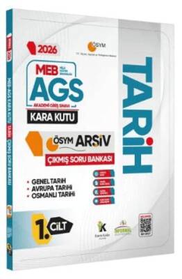 2026 MEB-AGS TARİH’in Kara Kutusu 1.Cilt Genel ve Osmanlı Tarihi ÖSYM Çıkmış Çözümlü Soru Bankası - 1