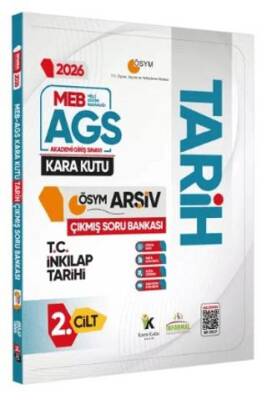 2026 MEB-AGS TARİHin Kara Kutusu 2.Cilt İnkılap Tarihi ÖSYM Çıkmış Çözümlü Soru Havuzu Bankası - 1