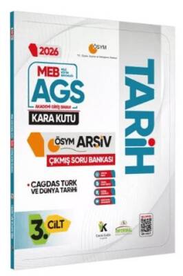 2026 MEB-AGS TARİHin Kara Kutusu 3.Cilt ÖSYM Çıkmış Soru Havuzu Bankası Konu Özetli Dijital Çözümlü - 1