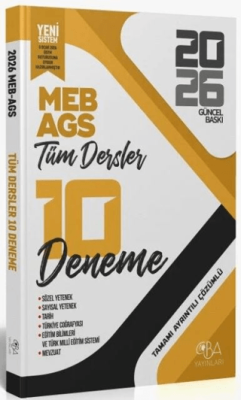 2026 MEB-AGS Tüm Dersler 10 Deneme - 1