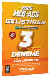 2026 MEB-AGS Tüm Dersler Geliştiren 3 Deneme Çözümlü - Yönerge Yayınları