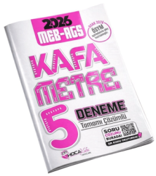 2026 MEB-AGS Tüm Dersler Kafametre 5 Deneme - Hoca Kafası Yayınları