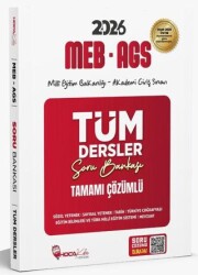 2026 MEB-AGS Tüm Dersler Soru Bankası Çözümlü - Hoca Kafası Yayınları