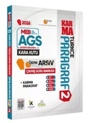 2026 MEB-AGS Türkçenin Kara Kutusu PARAGRAF 2 KARMA ÖSYM Çıkmış Soru Bankası Dijital Çözümlü - Karakutu Yayın