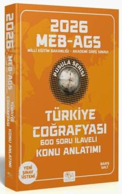 2026 MEB-AGS Türkiye Coğrafyası Konu Anlatımı Pusula Serisi - 1