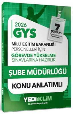 2026 MEB GYS Şube Müdürlüğü Konu Anlatımı - 1