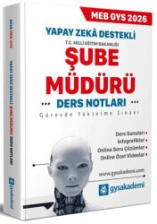 2026 MEB Yapay Zeka Destekli GYS Şube Müdürü Ders Notları - gysakademi