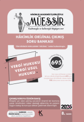 2026 Müessir Vergi Hukuku - Vergi Usul Hukuku - TVS Çıkmış Soru Bankası - Kuram Kitap