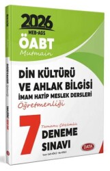 2026 ÖABT Din Kültürü ve Ahlak Bilgisi-İHL Tamamı Çözümlü 7 Deneme Sınavı - Data Yayınları