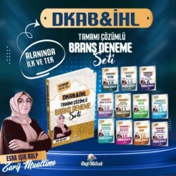 2026 ÖABT DKAB İHL Tamamı Çözümlü Branş Deneme Seti - Dizgi Kitap