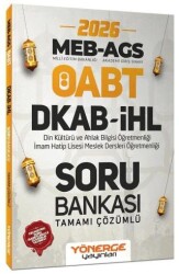 2026 ÖABT MEB-AGS DKAB Din Kültürü ve İHL İmam Hatip Lisesi Öğretmenliği Soru Bankası Çözümlü - Yönerge Yayınları