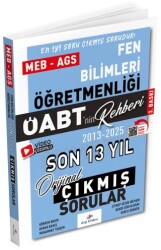 2026 ÖABT MEB-AGS nin Rehberi Fen Bilimleri Öğretmenliği Çıkmış Sorular Son 13 Yıl Çözümlü - Dizgi Kitap