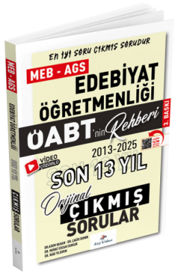 2026 ÖABT MEB-AGS nin Rehberi Türk Dili ve Edebiyatı Öğretmenliği Çıkmış Sorular Son 13 Yıl Çözümlü - 1