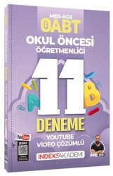 2026 ÖABT MEB-AGS Okul Öncesi Öğretmenliği 11 Deneme Youtube Video Çözümlü - İndeks Akademi Yayıncılık