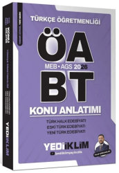 2026 ÖABT MEB-AGS Türkçe Türk Halk, Eski Türk, Yeni Türk Edebiyatı Konu Anlatımı - Yediiklim Yayınları